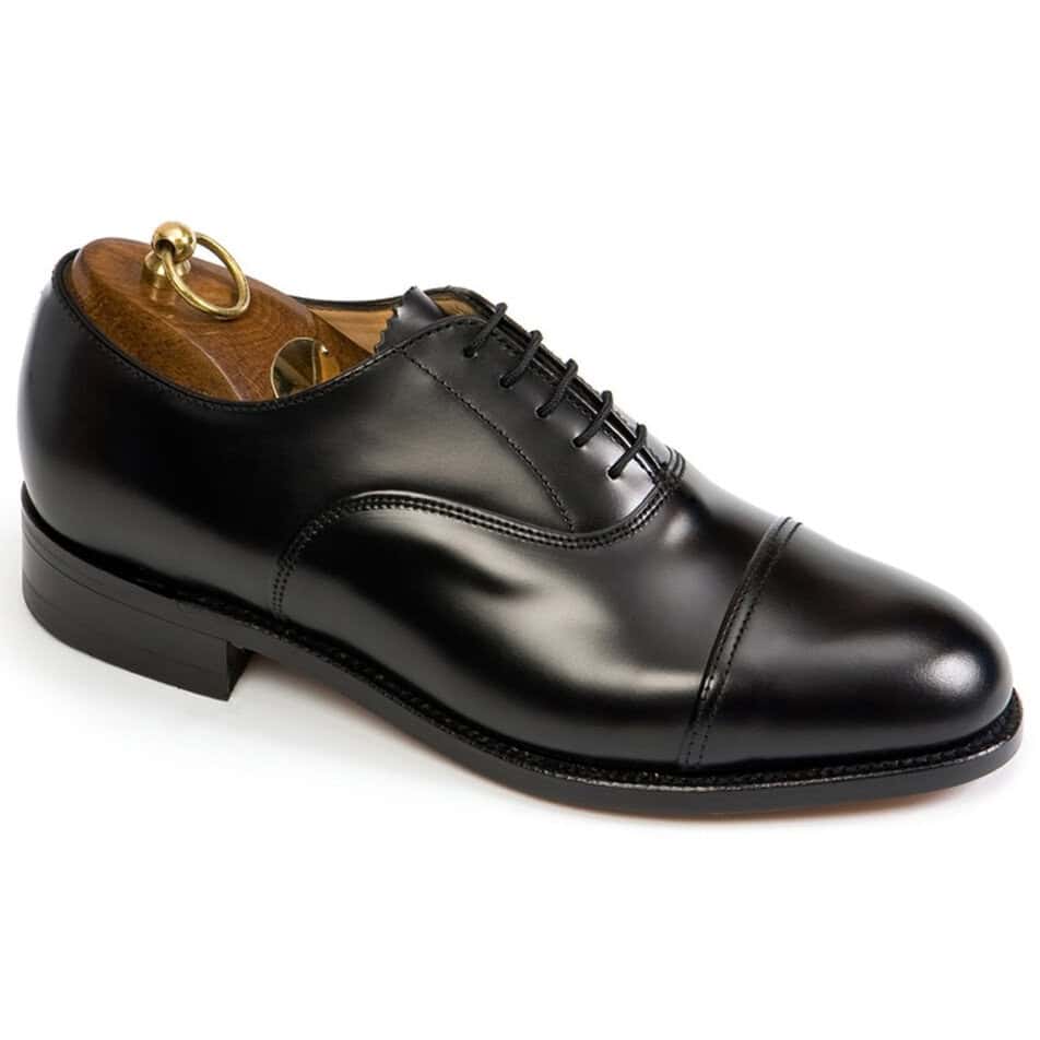 Sanders Oxford in black leather - Bradshaw & Lloyd